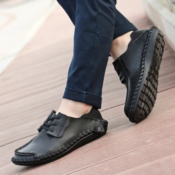 Nuevo Negro de los Hombres Traje de Zapatos de Parte de los Hombres Zapatos de Vestir de Cuero italiano Formal de los Zapatos de los Hombres de la Oficina